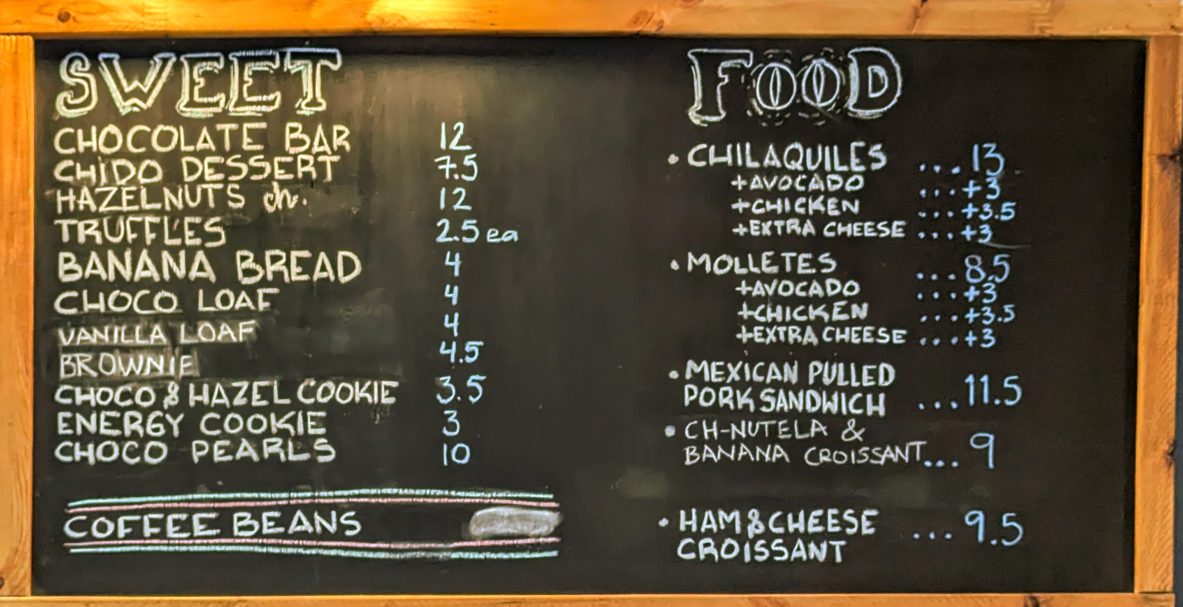 Food Menu